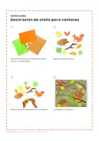 Vista previa - Manualidades / Dibujos para colorear - Decoración de otoño para ventanas - página 3