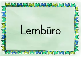 Vorschau - Mal- und Bastelvorlagen - Lernbüro - Aushang - Seite 1