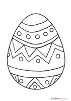 Vorschau - Mal- und Bastelvorlagen - Ausmalbilder: Ostern - Ostereier - Seite 2