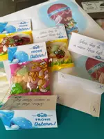 Vorschau - Mal- und Bastelvorlagen - Ostern -Überraschung zum Basteln und Naschen mit Wertschätzung - Seite 1