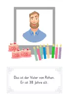 Vorschau - Anderer Materialtyp - Rohan's Familie Erstlesebuch Familienmitglieder Alter - Seite 3