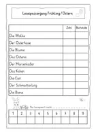 Vorschau - Arbeitsblätter - Lesespaziergang Frühling/Ostern - Seite 3