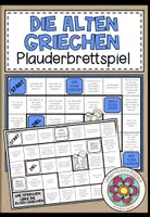 Vorschau - Arbeitsblätter - DIE ALTEN GRIECHEN - Plauderbrettspiel - Deckblatt
