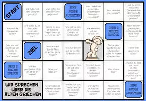 Vorschau - Arbeitsblätter - DIE ALTEN GRIECHEN - Plauderbrettspiel - Seite 1