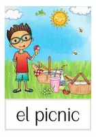 Aperçu - Présentation / Support pour le tableau - VERANO cartes d'images et de mots Espagnol / Español flash cards - Page 2