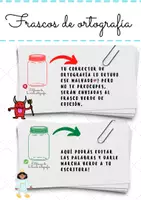 Vista previa - Unidades / Secuencias / Situaciones de Aprendizaje - Frascos de ortografía - Portada