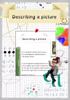 Vorschau - Arbeitsblätter - Describing a picture - Deckblatt