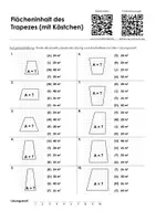 Vorschau - Arbeitsblätter - Arbeitsblätter mit Multiple Choice-Aufgaben "Flächeninhalt von Vierecken" - Seite 3