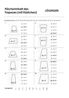 Vorschau - Arbeitsblätter - Arbeitsblätter mit Multiple Choice-Aufgaben "Flächeninhalt von Vierecken" - Seite 1