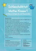 Vorschau - Arbeitsblätter - Schleich-Diktat Mathe - Rechnen spielerisch üben - Deckblatt