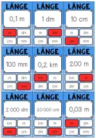 Vorschau - Spiele - GRÖßEN UND MAßEINHEITEN - Länge (Quartettspiel) - Seite 2