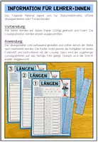 Vorschau - Arbeitsblätter - GRÖßEN UND MAßEINHEITEN - Länge (Übungsblätter 1) - Seite 1