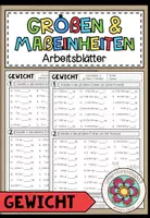 Vorschau - Arbeitsblätter - GRÖßEN UND MAßEINHEITEN - Gewicht (Arbeitsblätter) - Deckblatt