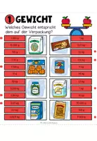 Vorschau - Aufgabenkarten - GRÖßEN UND MAßEINHEITEN - Gewicht (Klammerkarten) - Seite 3