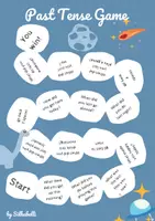 Vorschau - Spiele - Past tense game - Deckblatt