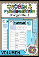 Vorschau - Arbeitsblätter - GRÖßEN UND MAßEINHEITEN - Volumen (Übungsblätter 1) - Deckblatt