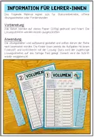 Vorschau - Arbeitsblätter - GRÖßEN UND MAßEINHEITEN - Volumen (Übungsblätter 1) - Seite 1