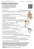 Vorschau - Arbeitsblätter - Arbeitsblatt "Adverbien" + Onlineübung & MP3 + Infografik - Deckblatt