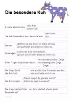 Vorschau - Arbeitsblätter - Entscheidungsgeschichte: Die besondere Kuh - Seite 2
