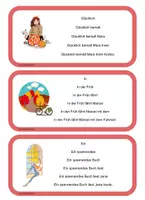Vorschau - Stationenlernen - 24 Lesekarten - Lesepyramiden Herbst DIFFERENZIERT - Seite 2