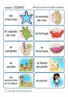Aperçu - Jeux - VERANO DOMINÓ juego Español / jeu Espagnol - Page 3