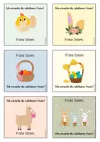 Vorschau - Bildkarten - Kleiner Osterferiengruß - Schöne Ferien - Seite 2