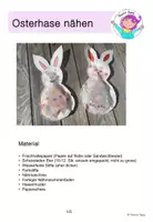 Vorschau - Arbeitsblätter - Nähen: gefüllter Osterhase mit Schokolade - Seite 1