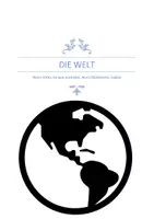 Vorschau - Mal- und Bastelvorlagen - Die Welt (Globus Basteln mit Informationen) - Deckblatt