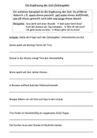 Vorschau - Arbeitsblätter - Ergänzungen Ort und Zeit Klasse 4 (Satzglieder) #edukilights22 - Seite 1