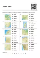 Vorschau - Arbeitsblätter - Amerika / Afrika / Asien (Multiple Choice mit Landkarten) - Seite 2