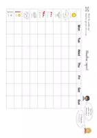 Vorschau - Arbeitsblätter - Weather and Days - Materialpaket - Seite 1