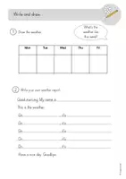 Vorschau - Arbeitsblätter - Weather and Days - Materialpaket - Seite 2
