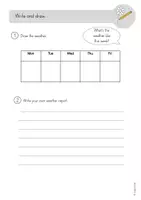 Vorschau - Arbeitsblätter - Weather and Days - Materialpaket - Seite 3