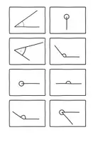 Vorschau - Unterrichtsreihen - Winkelarten Legespiel Winkel zuordnen Legekarten Geometrie - Seite 2