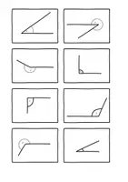 Vorschau - Unterrichtsreihen - Winkelarten Legespiel Winkel zuordnen Legekarten Geometrie - Seite 3