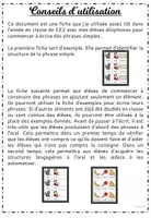 Aperçu - Fiches - Commencer à produire des phrases simples - Page de couverture
