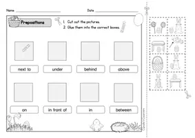 Vista previa - Unidades / Secuencias / Situaciones de Aprendizaje - Inglés - pascua preposiciones - hojas de trabajo - English - Easter Prepositions - worksheets - página 2