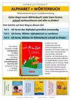 Vorschau - Arbeitsblätter - Alphabet und Wörterbuch - alphabetische Sortierung und sicheren Umgang mit dem Cornelsen-Grundschulwörterbuch erlernen - Materialsammlung - Seite 1