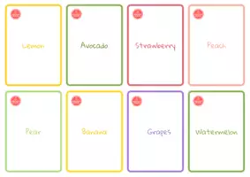 Vorschau - Stationenlernen - FLASHCARDS FRUITS - Seite 3