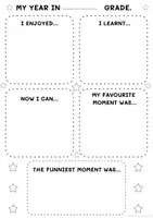 Vorschau - Anderer Materialtyp - End-of-the-year Worksheets/ Actividades de fin de año - Deckblatt