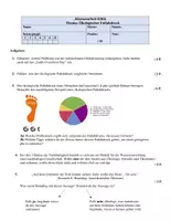 Vorschau - Klassenarbeiten - Klassenarbeit/Test - Ökologischer Fußabdruck (Ethik) - Seite 1