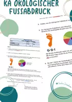 Vorschau - Klassenarbeiten - Klassenarbeit/Test - Ökologischer Fußabdruck (Ethik) - Deckblatt