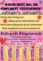 Vorschau - Poster - Kollegiale Komplimente (Freude verschenken) - Seite 1