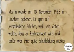 Vorschau - Poster - Martin Luther - Leben und Wirken - Lernkarten - Seite 3