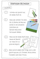 Vorschau - Mal- und Bastelvorlagen - Kunstprojekt - Gedicht: Klecks, der kleine Osterhase - Seite 3