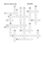 Vorschau - Arbeitsblätter - Kreuzworträtsel/Crossword puzzle: Places in town - Seite 2
