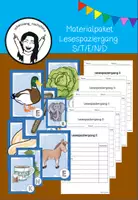 Vorschau - Arbeitsblätter - Lesespaziergänge zur Buchstabeneinführung S/T/E/N/D - Deckblatt