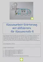 Vorschau - Test - Erörterung - Klassenarbeit mit Hilfsleitern - Seite 1
