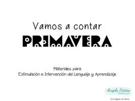 Vista previa - Juegos / Gamificación - A contar Primavera: Tarjetas de conteo - página 1