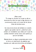 Vista previa - Hojas de trabajo - Letras gigantes de Lectoescritura. - página 1